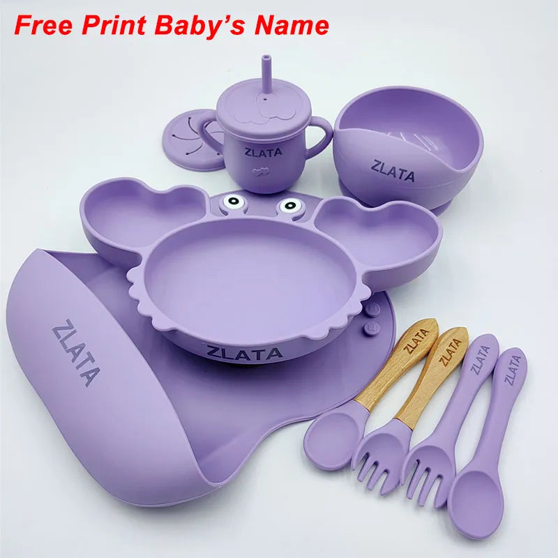 Baby Soft Silicone Sucker Bowl Sets