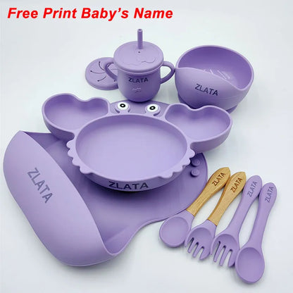 Baby Soft Silicone Sucker Bowl Sets