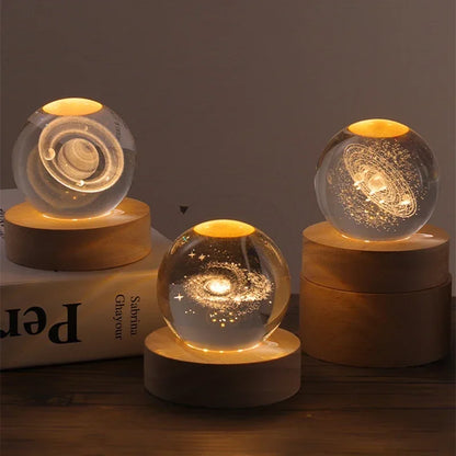 Galaxy Starry Sky Crystal LED  Ball Gift