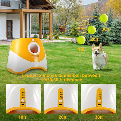Dog Tennis Launcher Throwing Machine