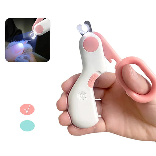 Cat Dog LED Nail Clipper