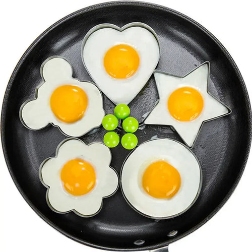 5 Styles Fried Egg Mold Pancake Shaper