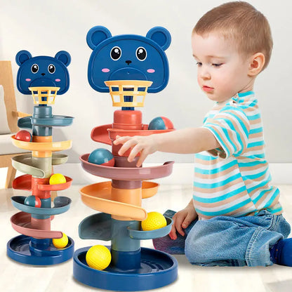 Baby Rolling Ball Pile Tower