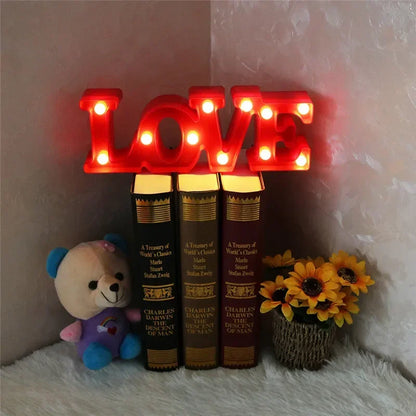 3D Heart LED Love Letter Gift