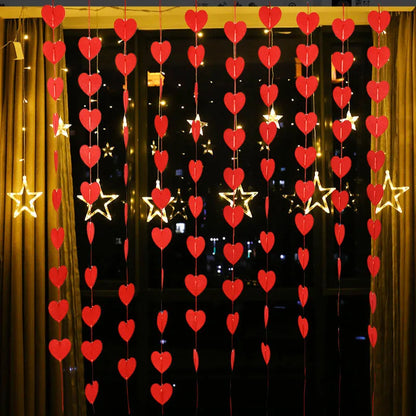Hearts Felt Hanging String Garland