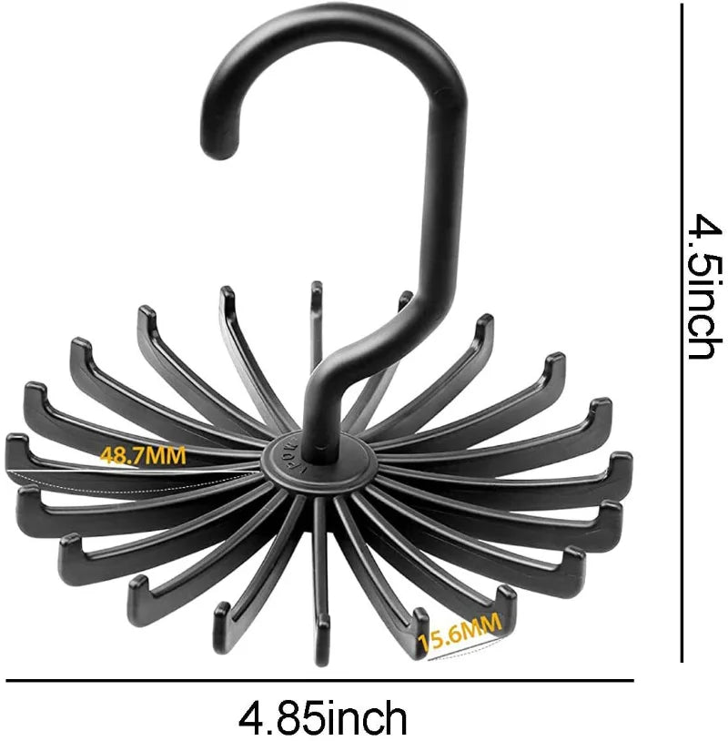360 Degree Rotating Tie Rack