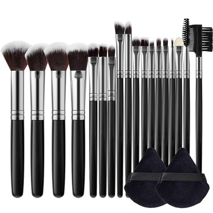 New 13 Pcs Pink Makeup Brushes Set