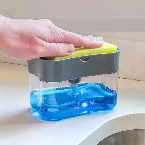 Soap Dispenser With Sponge Holder