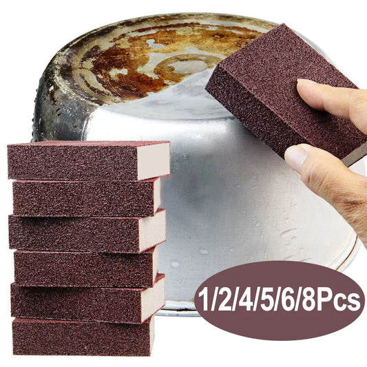 Silicon carbide descaling cleaning brush