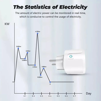 20A EU Smart WiFI Socket Plug
