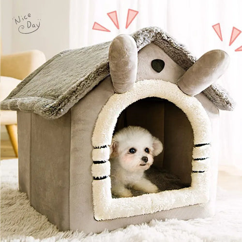 Cat Dog Deep Sleep House Bed