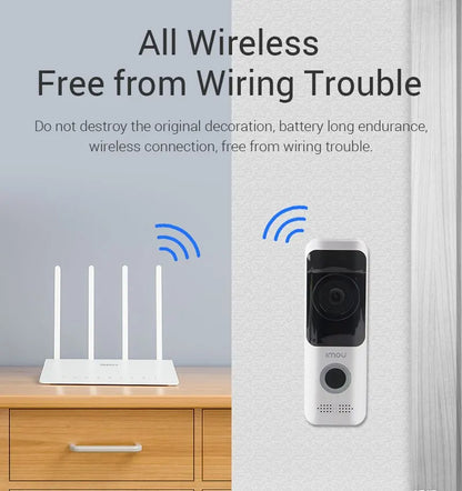 Wireless Smart Chime Alarm Doorbell
