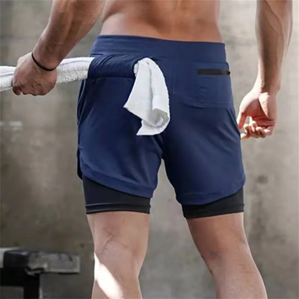 Men Camo Running Shorts