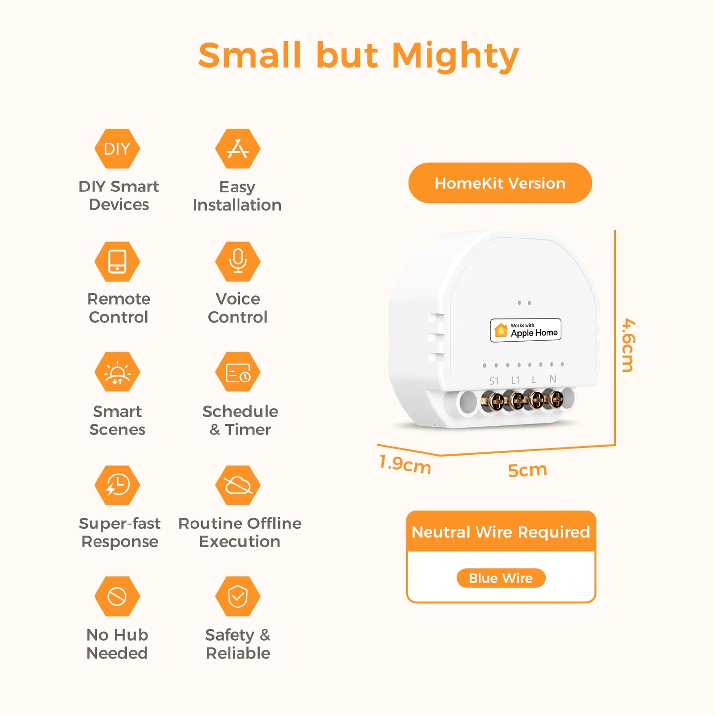 1 Gang 1 Way DIY Smart Switch