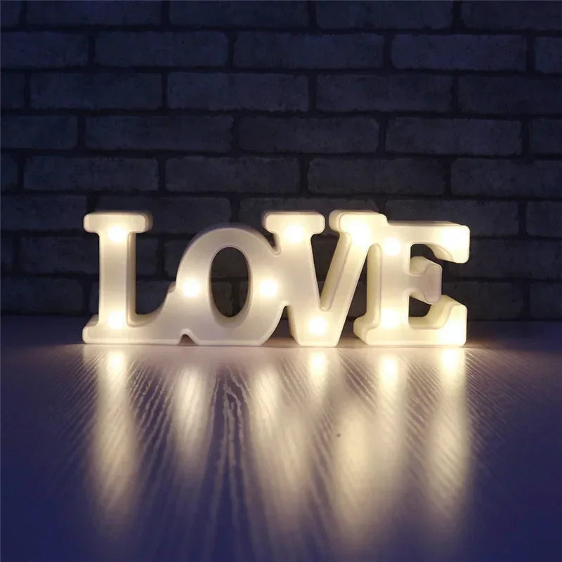 3D Heart LED Love Letter Gift
