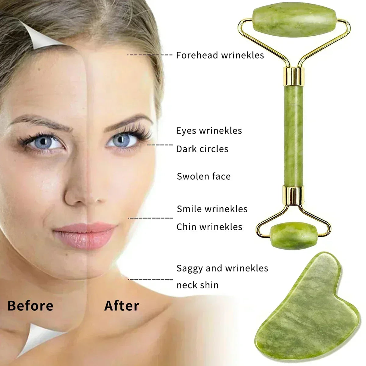 Jade Face Massager Roller