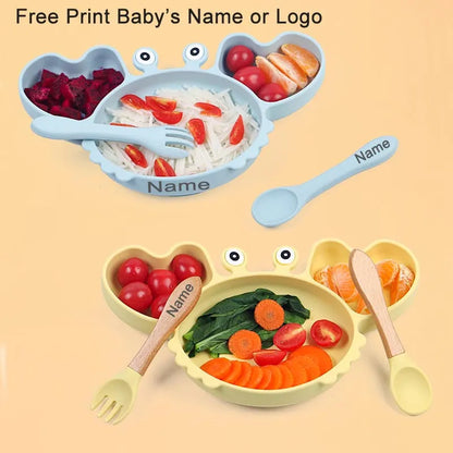 Baby Soft Silicone Sucker Bowl Sets