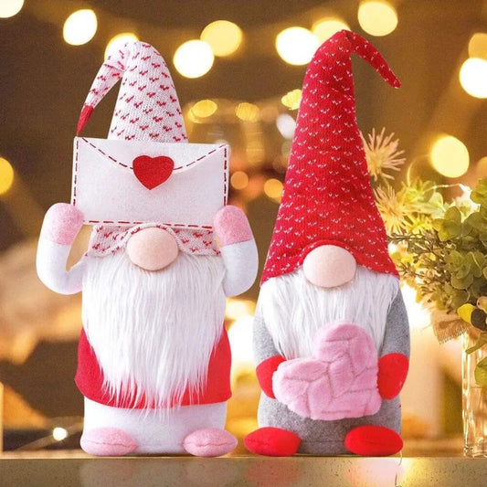 Valentine's Day Window Decoration Doll