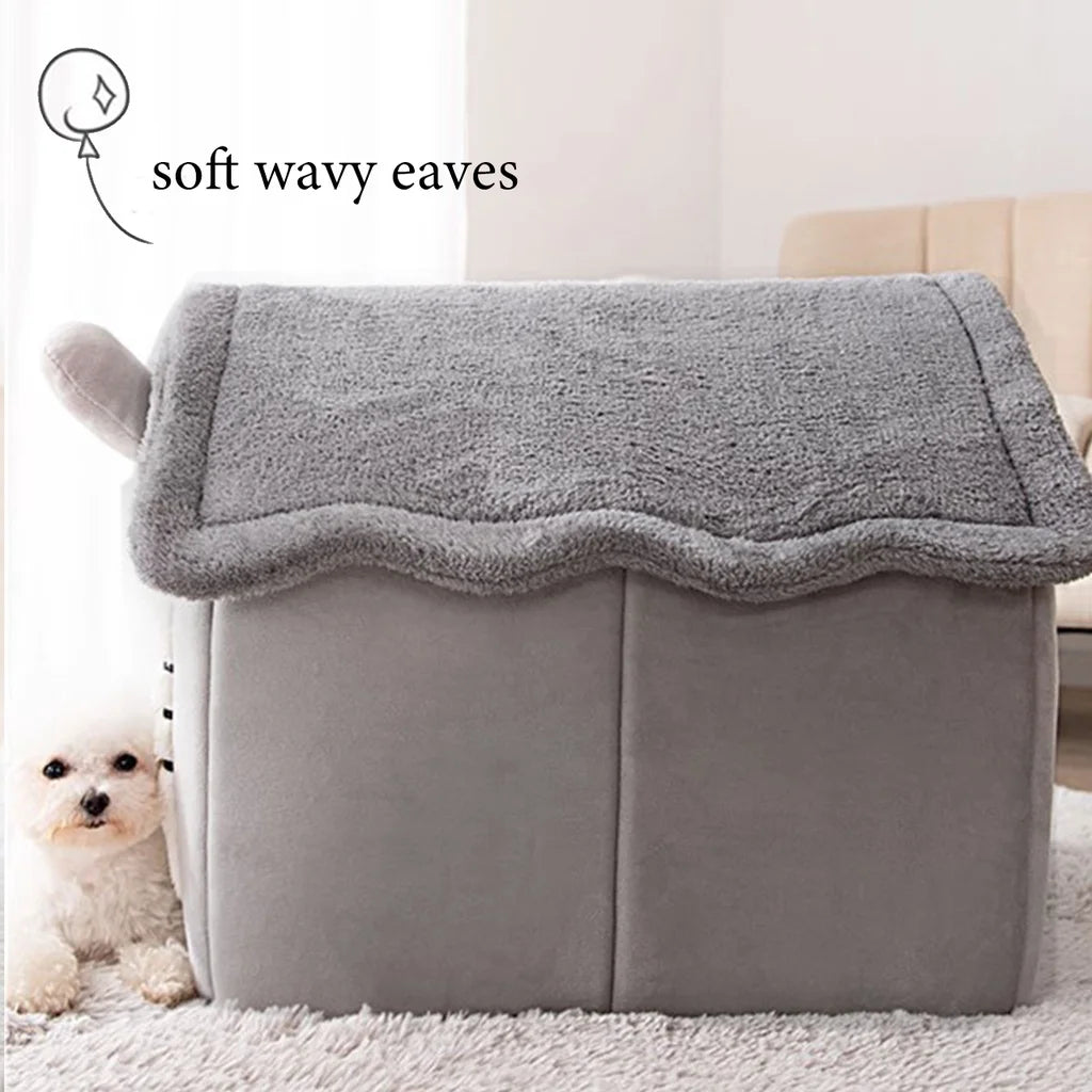 Cat Dog Deep Sleep House Bed