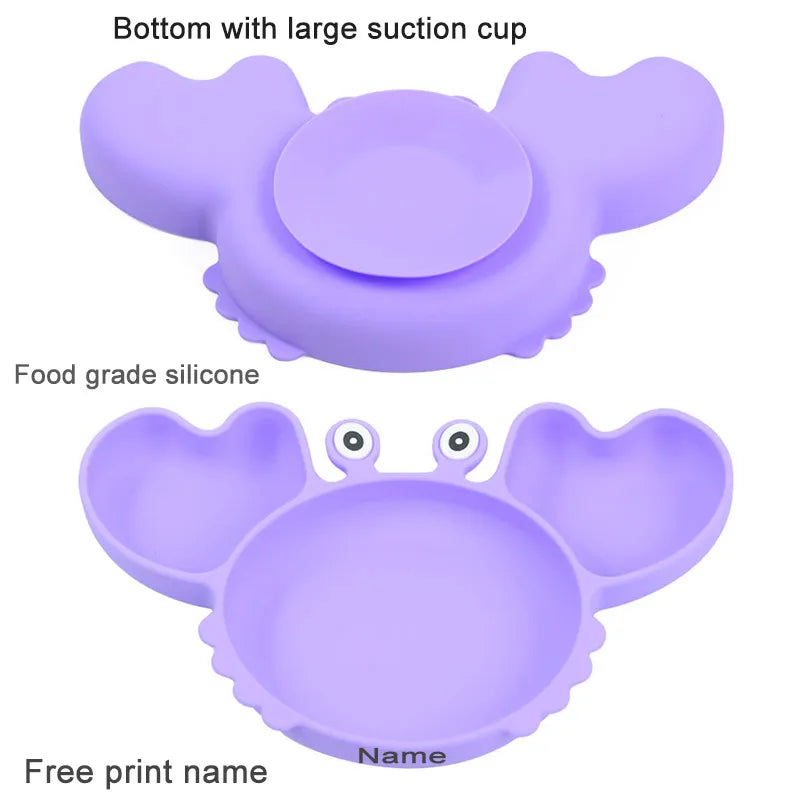 Baby Soft Silicone Sucker Bowl Sets