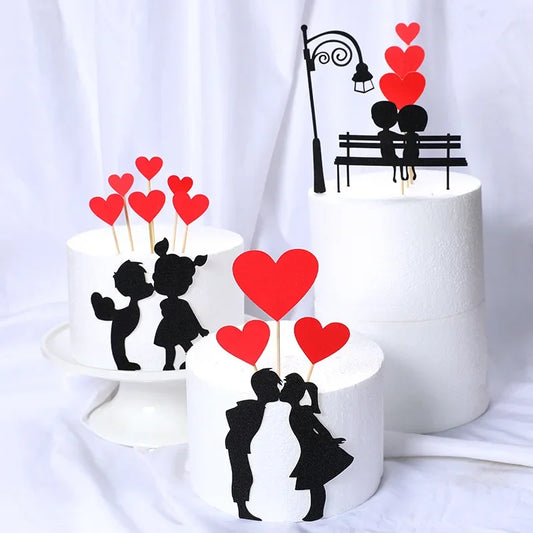 Valentine's Day Cupcake Topper Set