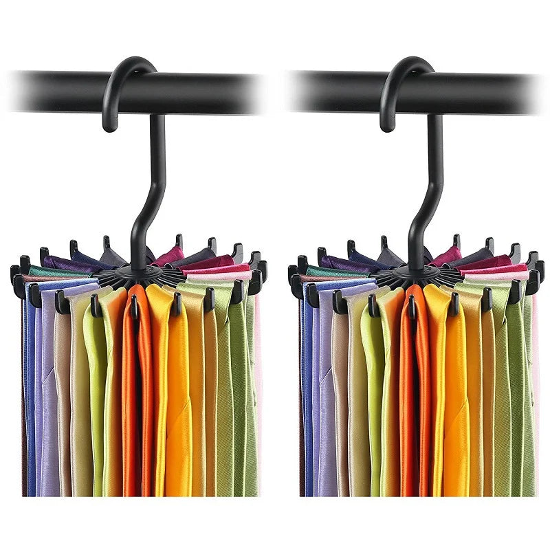 360 Degree Rotating Tie Rack