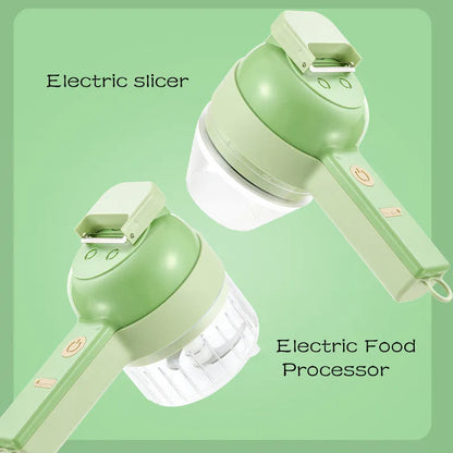 Handheld 4In1 Electric Vegetable Cutter