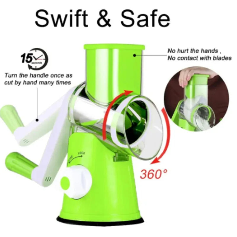 3 in 1 Kitchen Manual Vegetable Slicer